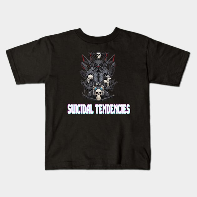 Suicidal Tendencies Kids T-Shirt by Maheswara.Momocats